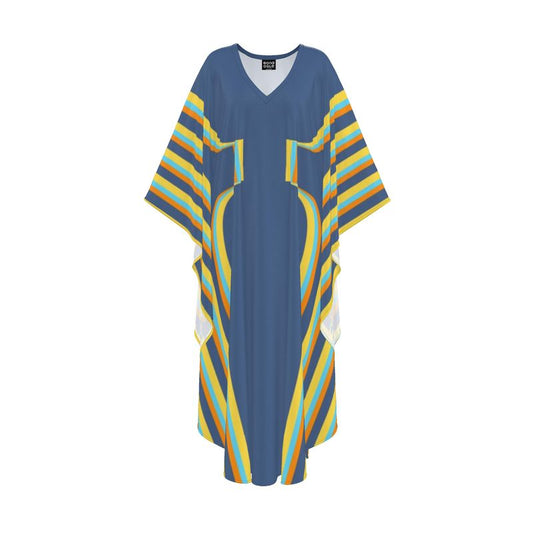 Kaftan in 3D Hourglass Vivid