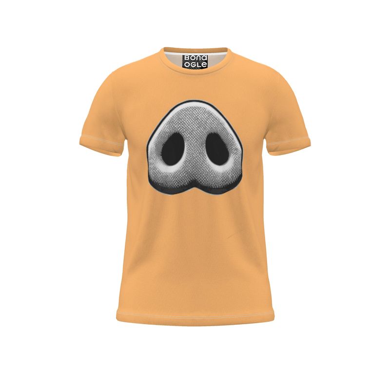 All Over Print T Shirt in snout yellow