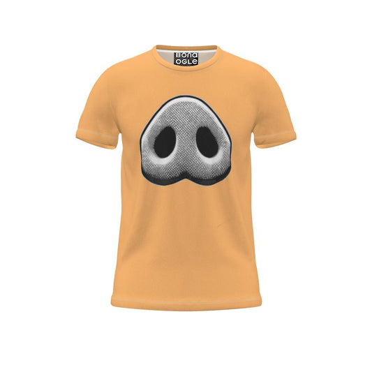 All Over Print T Shirt in snout yellow