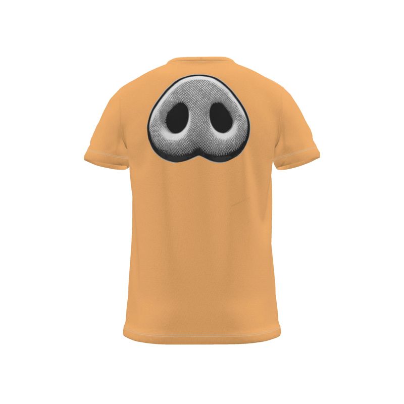 All Over Print T Shirt in snout yellow