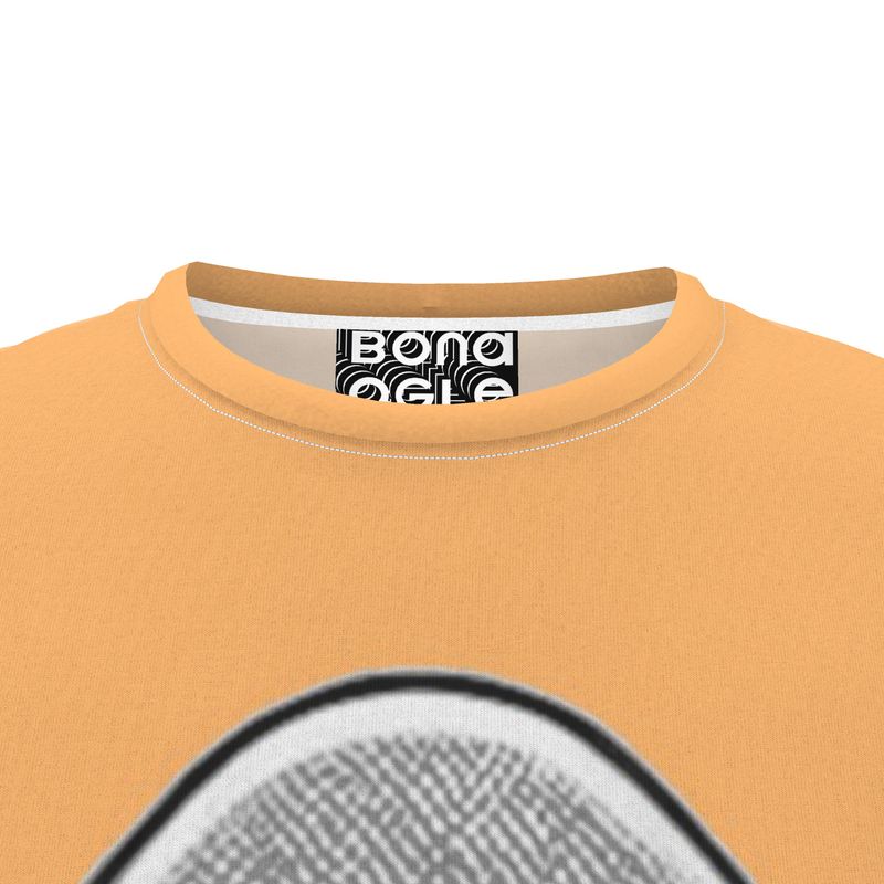 All Over Print T Shirt in snout yellow