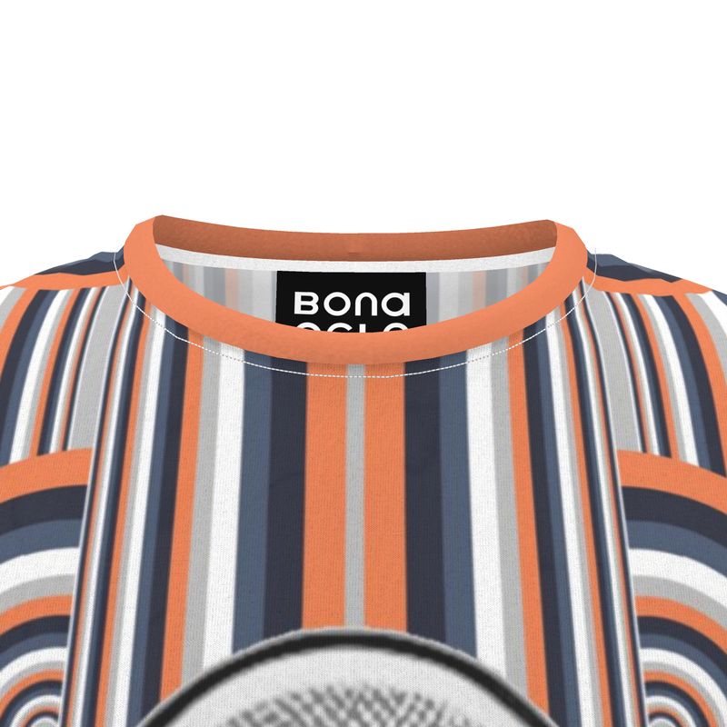 All Over Print T Shirt in Chunky Snout Grey Coral