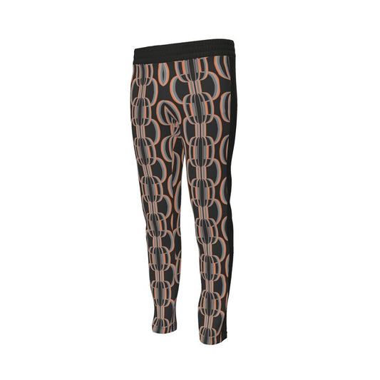 Tracksuit Trousers in 3D Scallops Gray Coral