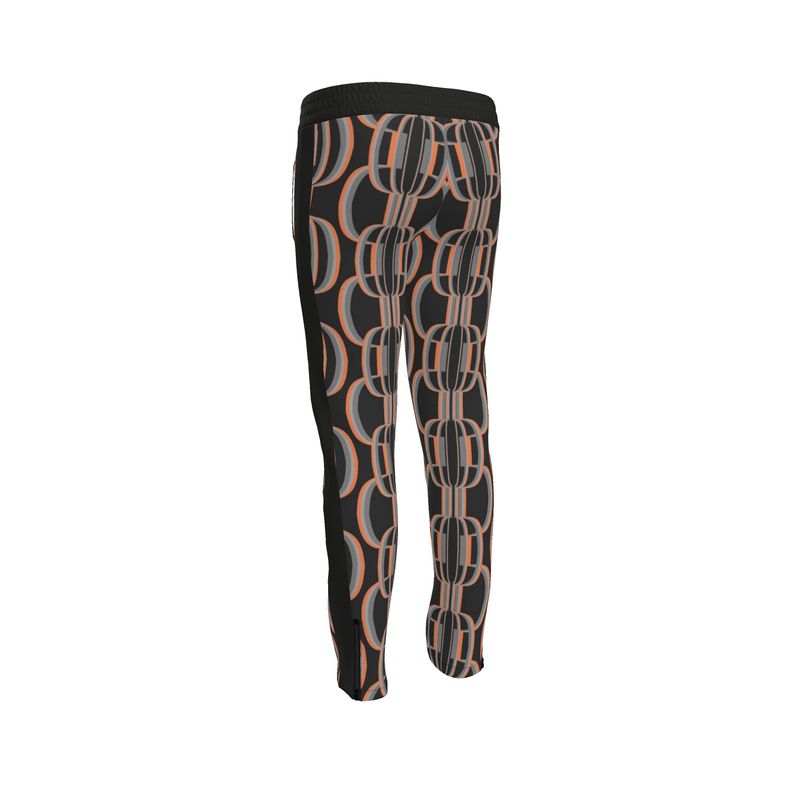 Tracksuit Trousers in 3D Scallops Gray Coral