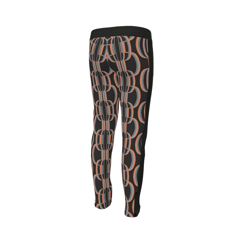 Tracksuit Trousers in 3D Scallops Gray Coral