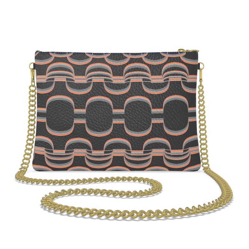 Disco Bag in 3D Illusion Dark Gray coral
