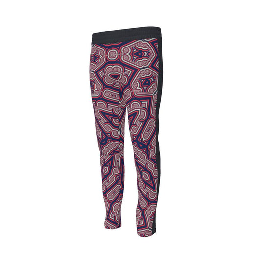 Tracksuit Trousers in Geo Chains Bliue