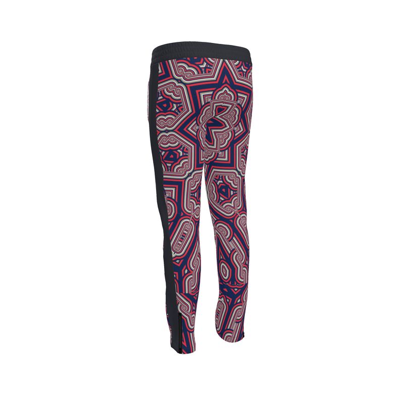Tracksuit Trousers in Geo Chains Bliue