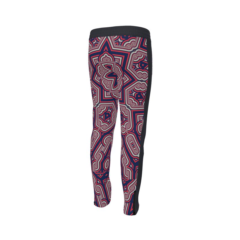 Tracksuit Trousers in Geo Chains Bliue