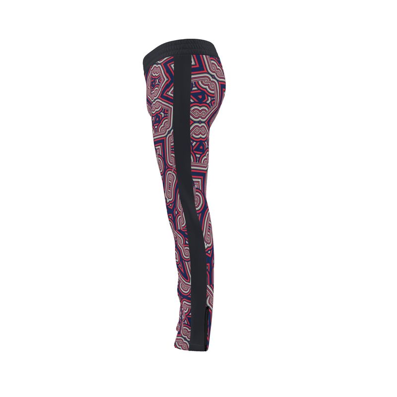 Tracksuit Trousers in Geo Chains Bliue