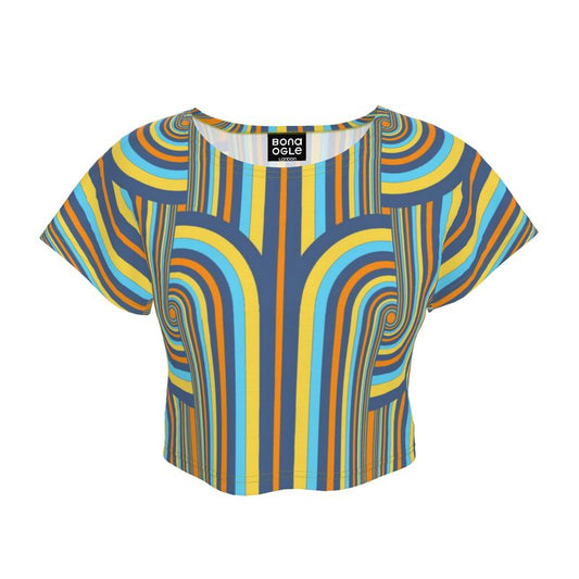 Crop Top in Chunky Vivid Sky