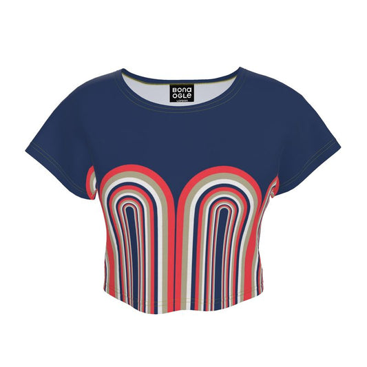 Crop Top in Arches Blue