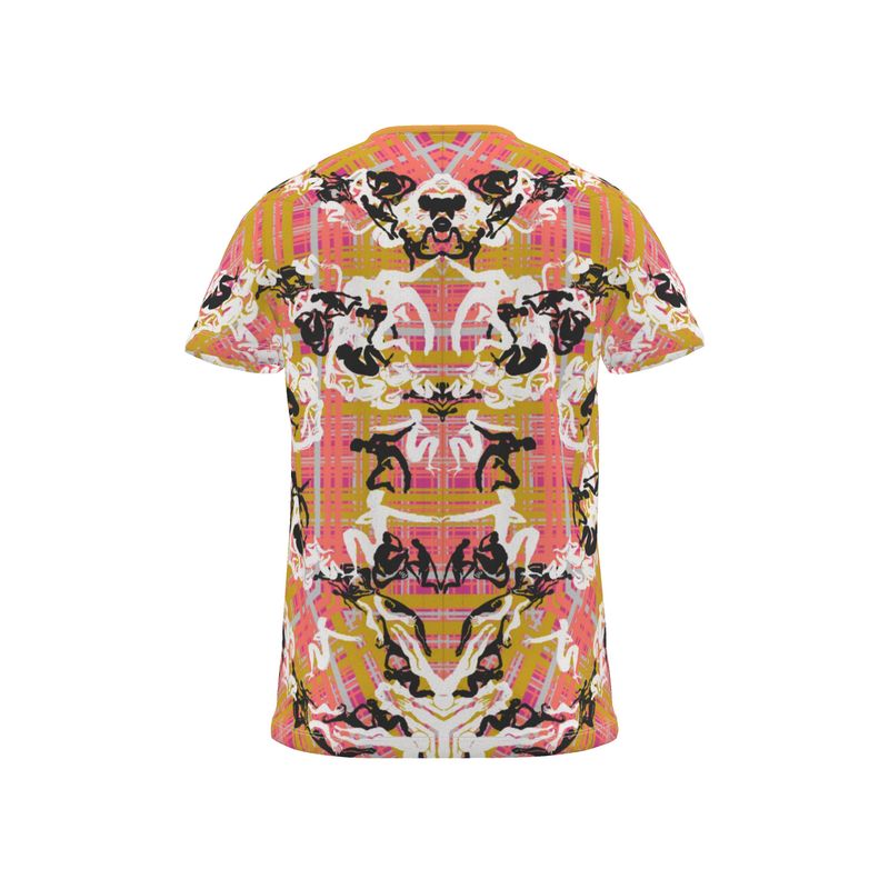 All Over Print T Shirt in Orgy Golden Dawn