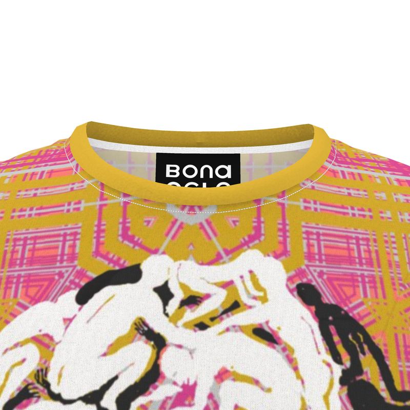 All Over Print T Shirt in Chill Out Man Gold Dawn
