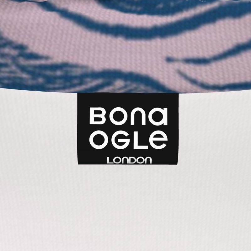 Slim Fit Roll Neck in Tempest Field Night Garden