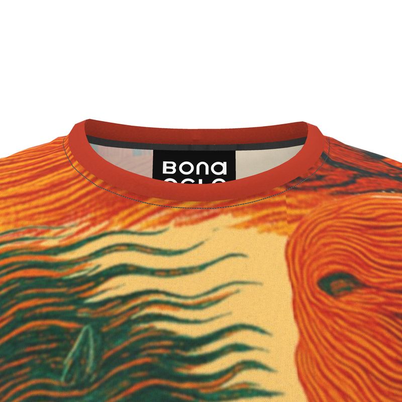 All Over Print T Shirt in Tempest Horse Golden sunset