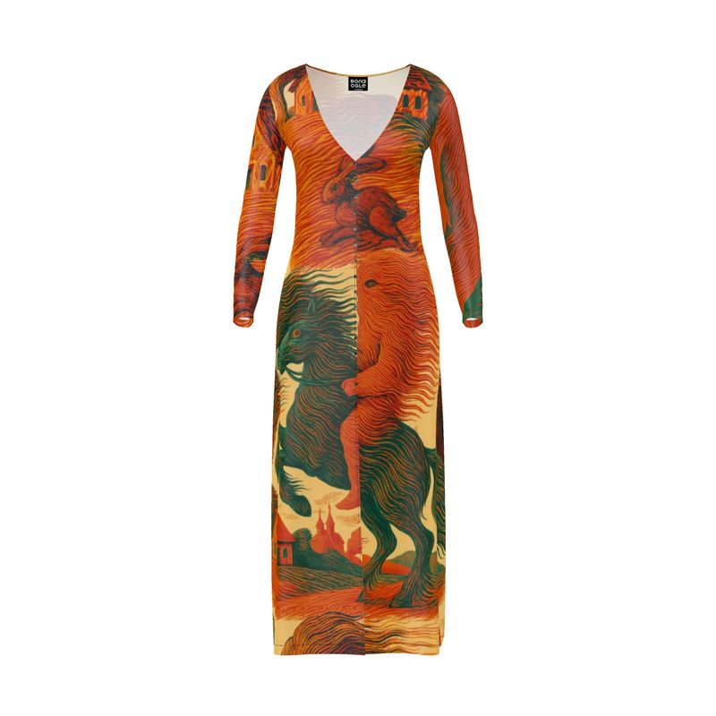 Cardigan  Dress in Tempest Horse