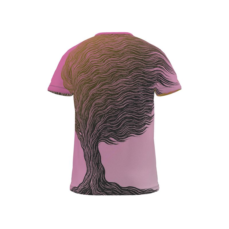 All Over Print T Shirt in Tempest Valley Golden Sunset