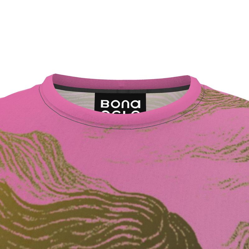 All Over Print T Shirt in Tempest Valley Golden Sunset