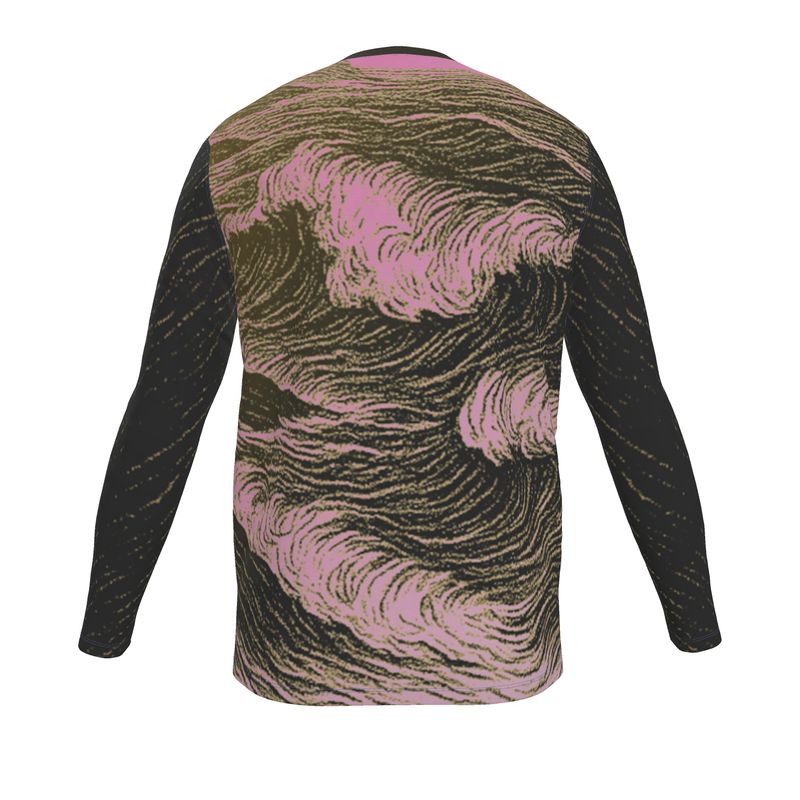 LS T-Shirt in Tempest sea Goldon Sunset