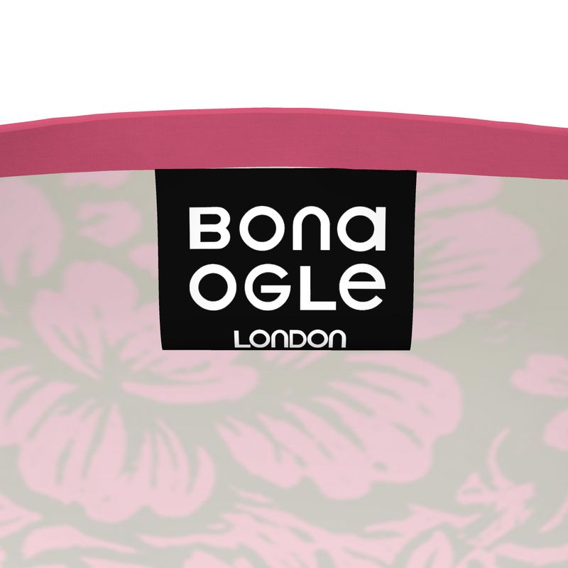 LS T-Shirt in Floral Face Golden Sunset