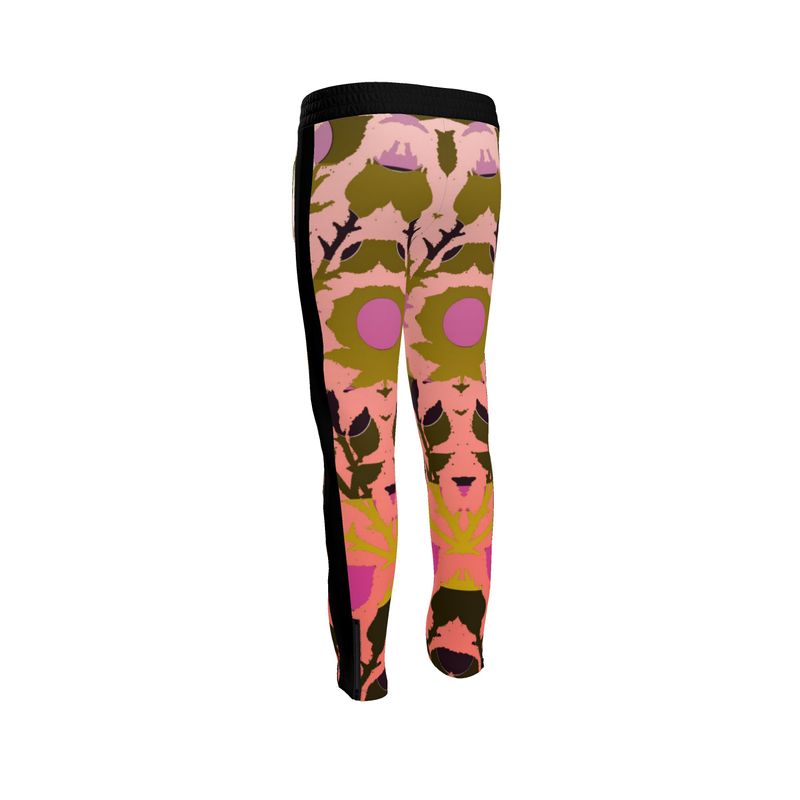 Tracksuit Trousers in Spots Stripes Roses Golden Sunset