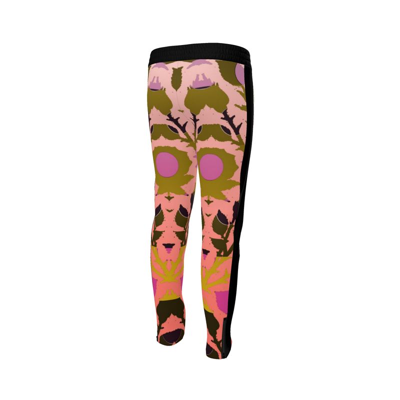 Tracksuit Trousers in Spots Stripes Roses Golden Sunset