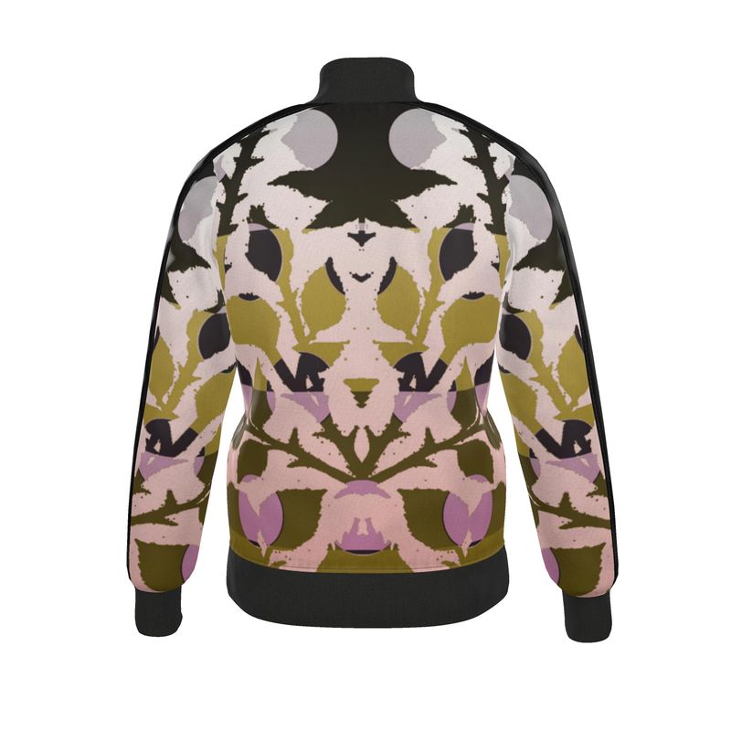 Tracksuit Jacket in Spots Stripes Roses, Golden Sunset