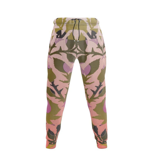 Jogging Bottoms in Spots Stripes Roses Golden Sunset