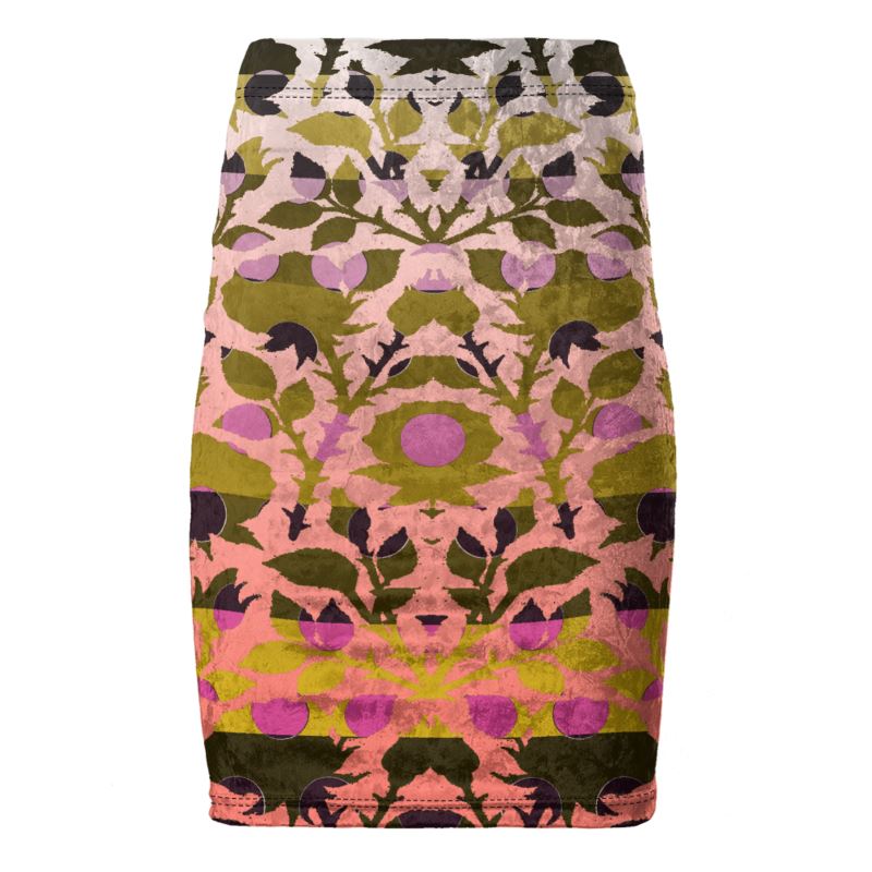 Pencil Skir in Mash Gold Dawn