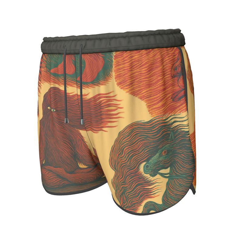 Running shorts in  tempest  Gold Dawn