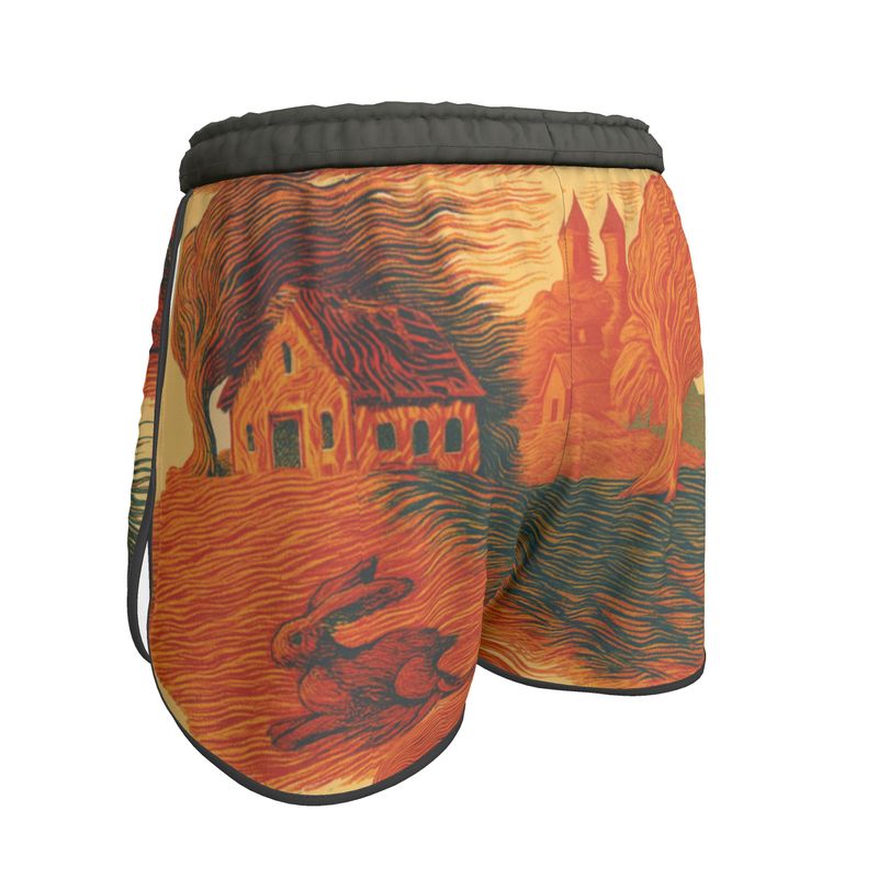 Running shorts in  tempest  Gold Dawn