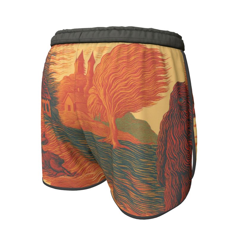 Running shorts in  tempest  Gold Dawn