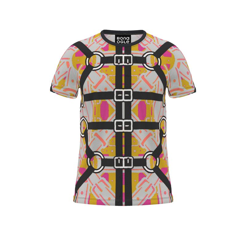 All Over Print T Shirt in Harness 2 Golden Sunset