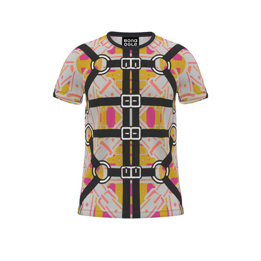All Over Print T Shirt in Harness 2 Golden Sunset