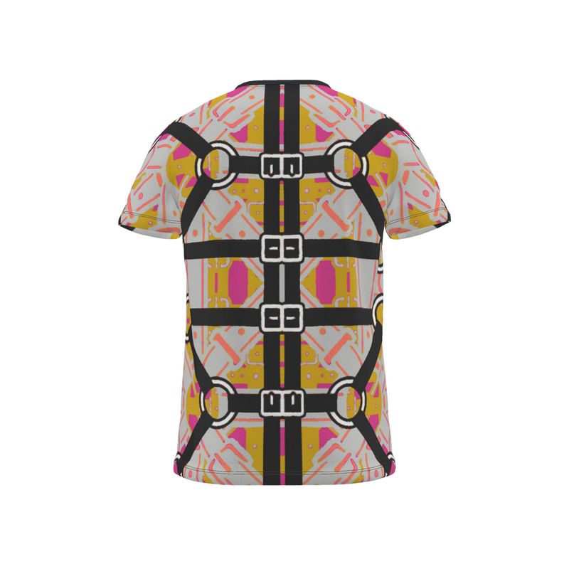 All Over Print T Shirt in Harness 2 Golden Sunset