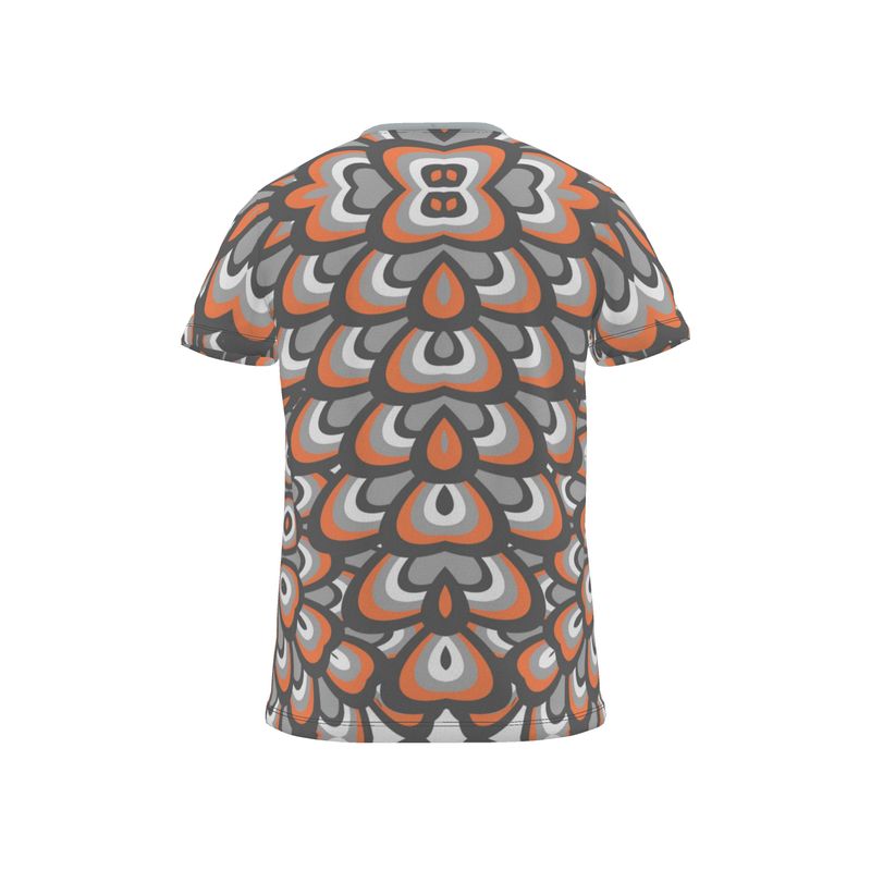 All Over Print T Shirt In Small Scales Moonlit Garden