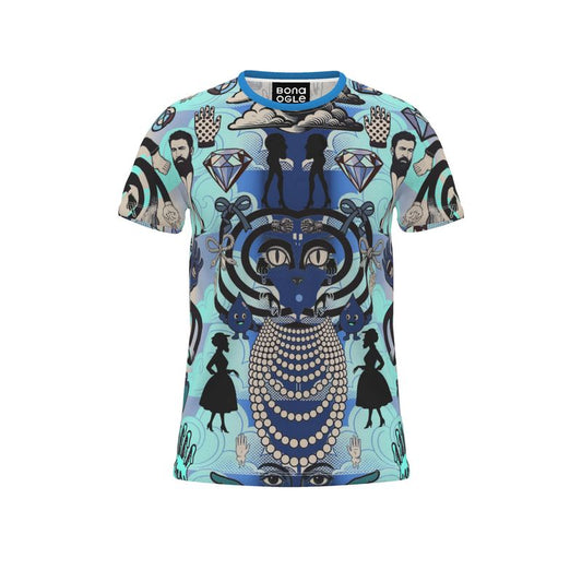 All Over Print T Shirt in Handy Moonlit Garden