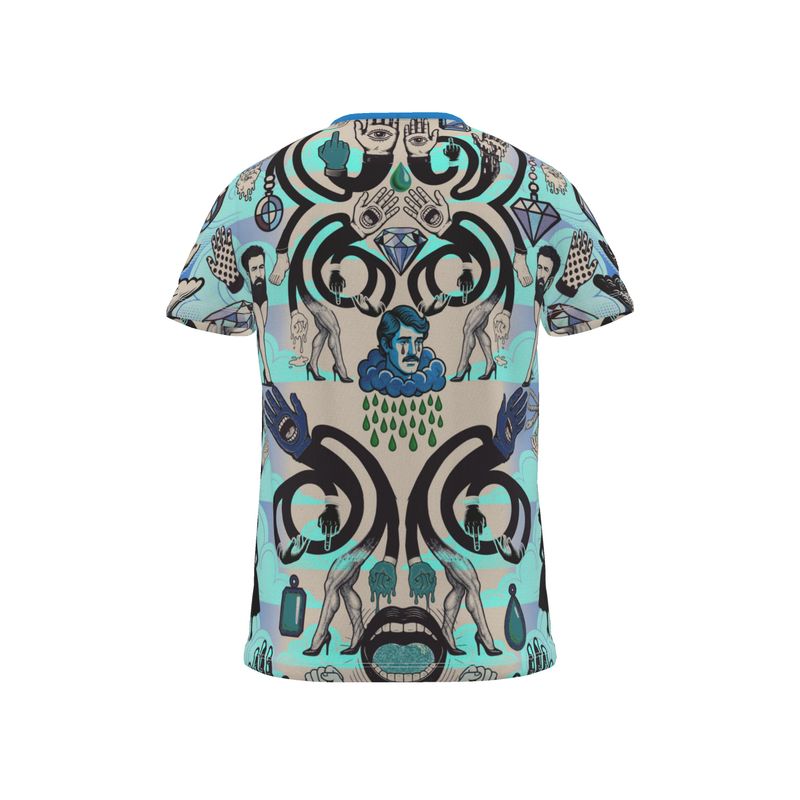 All Over Print T Shirt in Handy Moonlit Garden