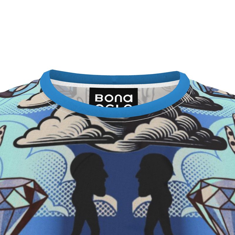 All Over Print T Shirt in Handy Moonlit Garden