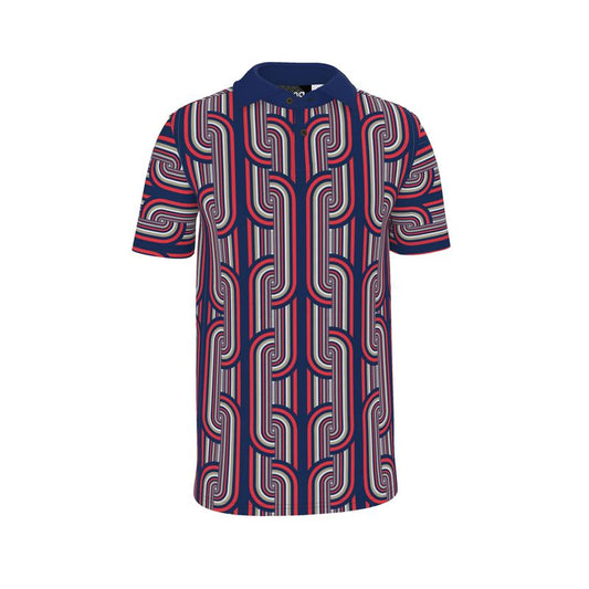 Men's Polo Shirt in Chunky Blue