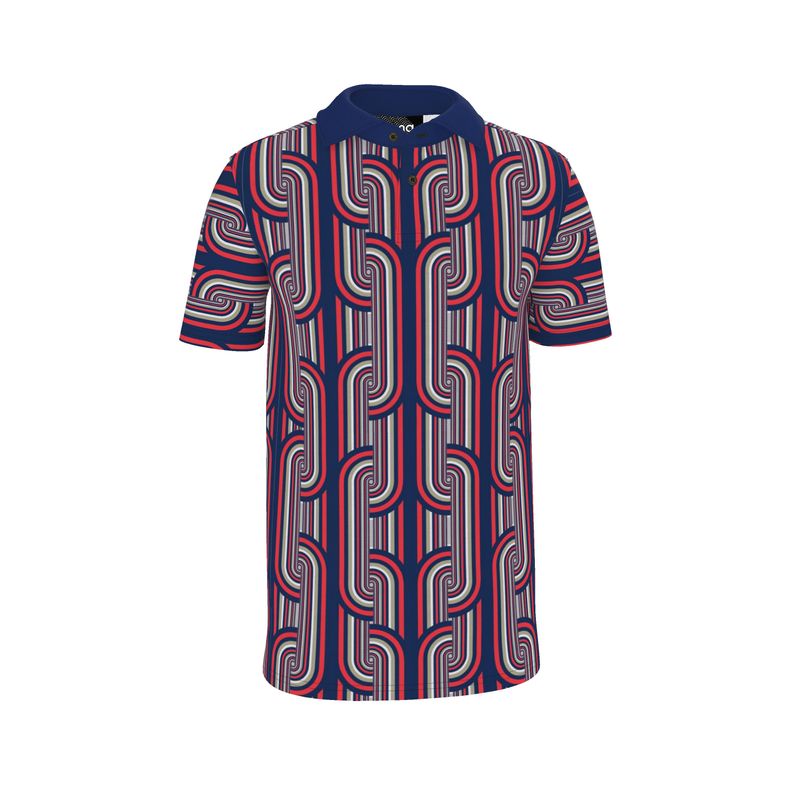 Polo Co-ord Set in Chunky Blue - Men's Polo Shirt in Chunky Blue