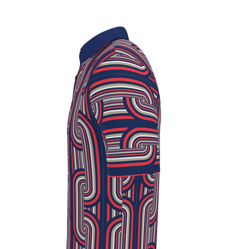 Men's Polo Shirt in Chunky Blue