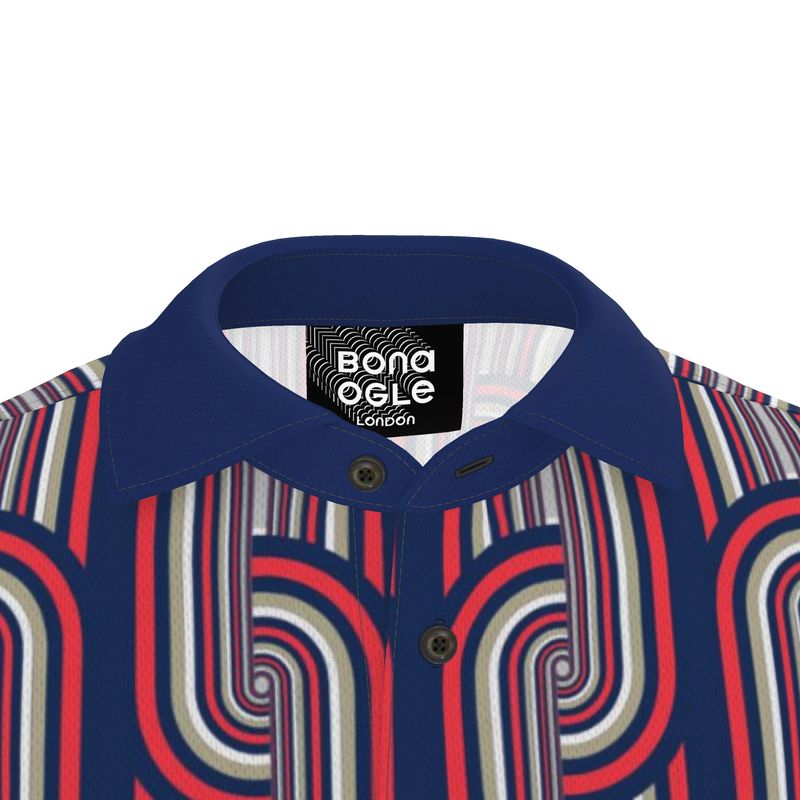Men's Polo Shirt in Chunky Blue