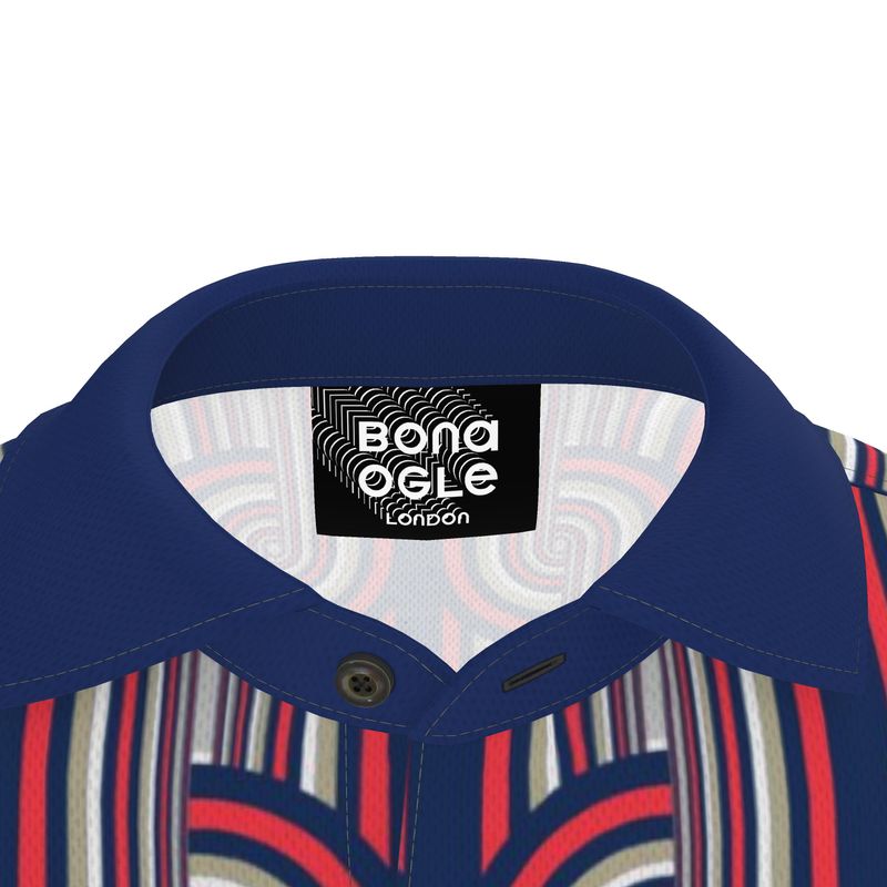 Men's Polo Shirt in Chunky Blue