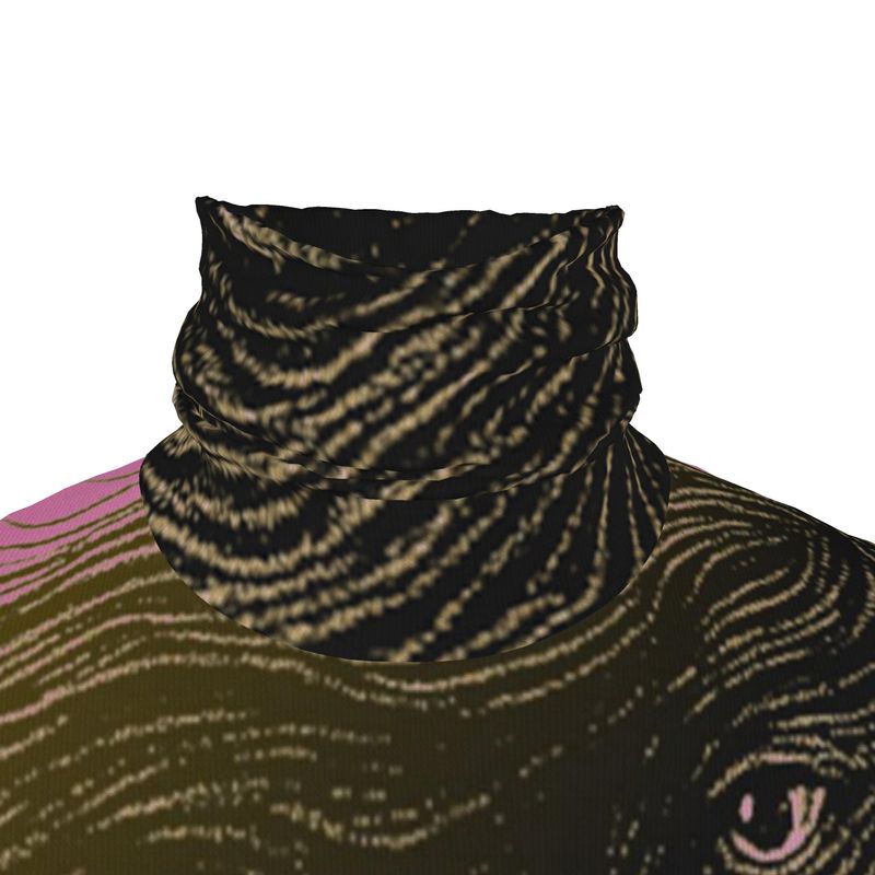 Slim Fit Roll Neck in Tempest Sea