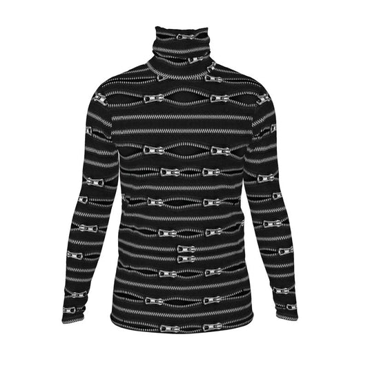 Slim Fit Roll Neck in Zippers