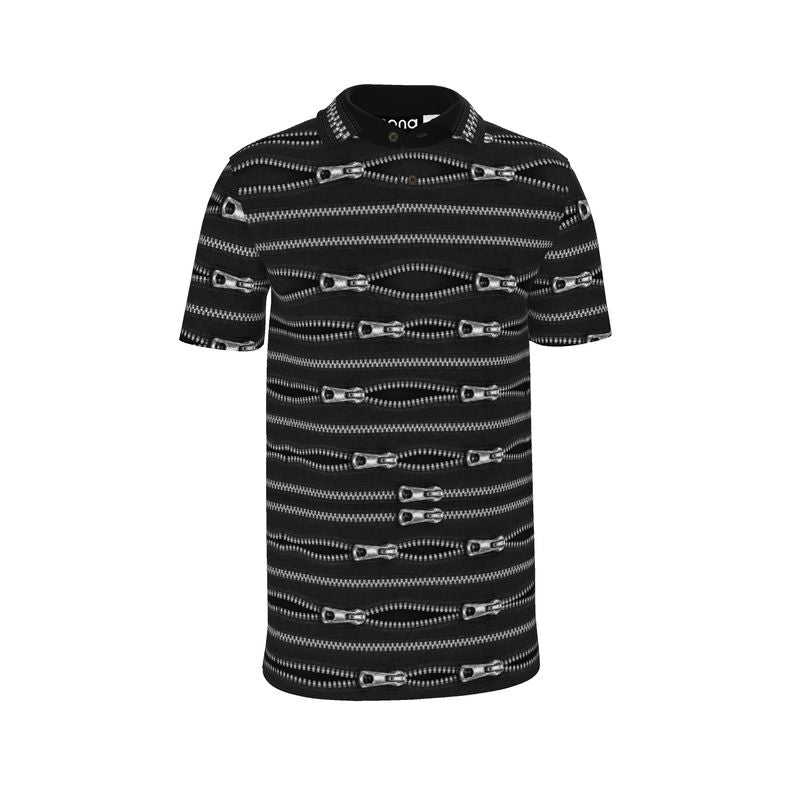 Polo Co-ord Set in Zippers - Polo Shirt in Zippers