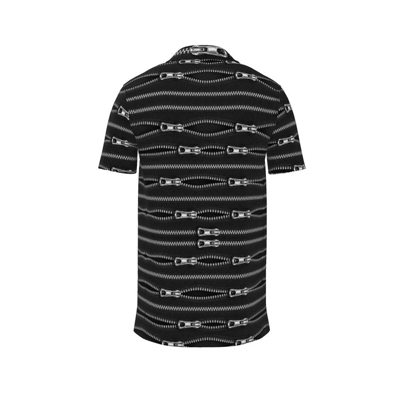 Three Piece Co-ord Set in Zippers - Polo Shirt in Zippers