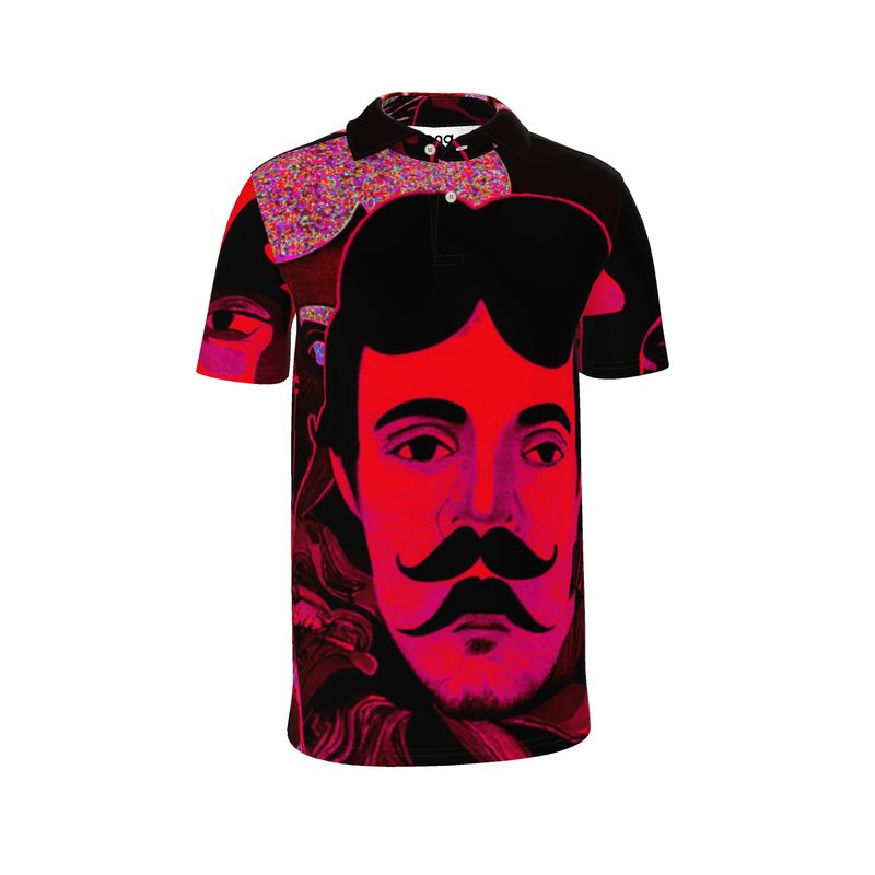 Three Piece Co-ord Set in Aubrey Pink - Men's Polo Shirt in Aubrey Pink